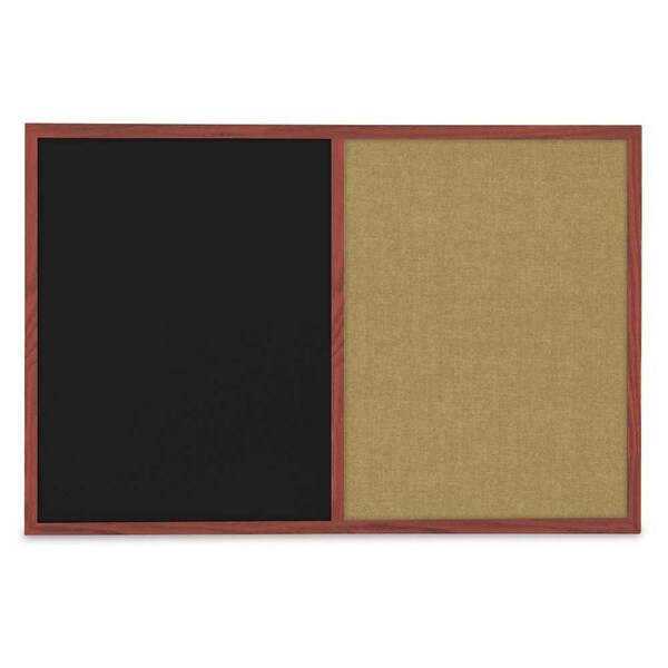 Slim Style Indoor Enclosed Corkboard, 36